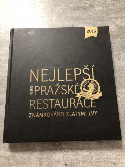 Kniha Nejlepší pražské restaurace 2016