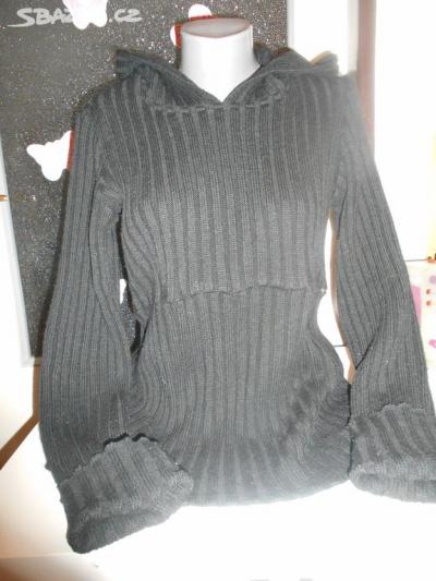 Těhotenský svetr černý