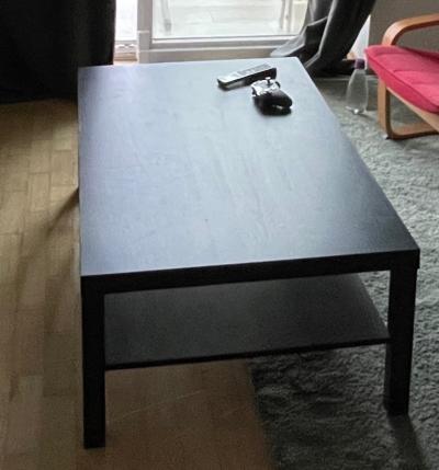 IKEA LACK Konferenční stolek, černohnědý, 118x78 cm