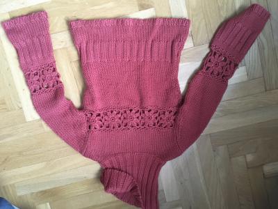Damsky svetr vel36-38, pleteny, noseny