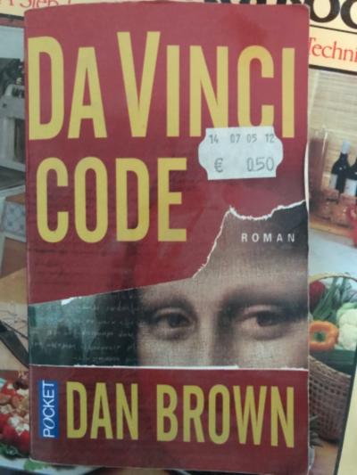 Da Vinci Code - Dan Brown - kniha v anj.