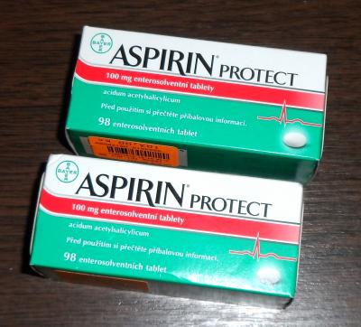 2x nová krabička ASPIRIN Protect 100 mg, 98 tbl