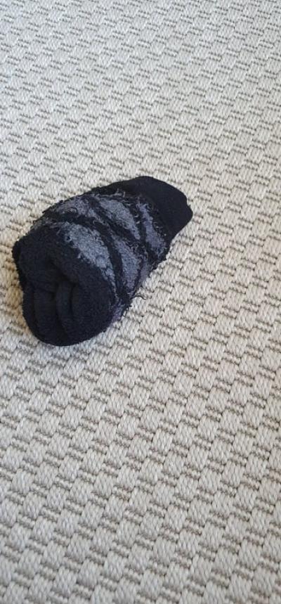 Černé vlněné ponožky vel 38