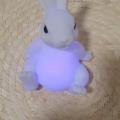 Svítivý barvy měnící králíček na baterky :)