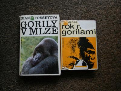 2 knihy o gorilách