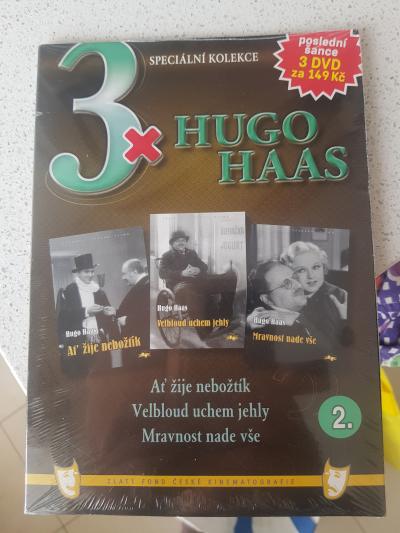 3 ks DVD Hugo Haas