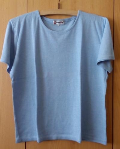 Modré tričko (kulatý výstřih)