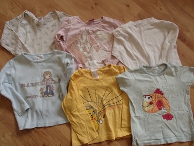 Set triček na holčičku 2 - 3 roky