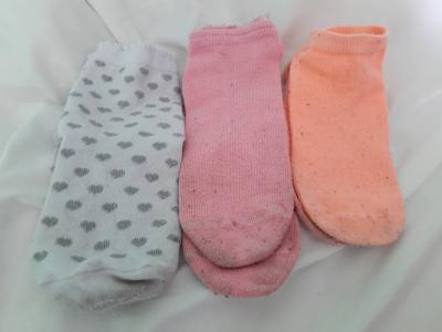 Ponožky dívčí různé barvy