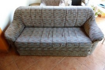 Rozkládací sedací souprava s křeslem