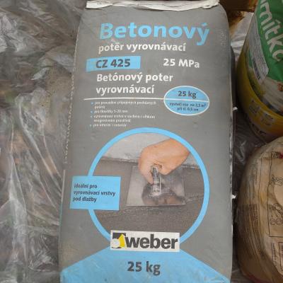 Betonovy potěr 2 pytle