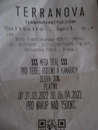 TERRANOVA sleva 30%