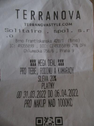 TERRANOVA sleva 20%