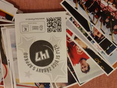 Sběratelské hokejové kartičky - Kaufland