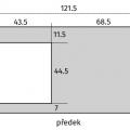 Vyříznutá pracovní deska IKEA LILLTRÄSK (2ks)