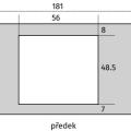 Vyříznutá pracovní deska IKEA LILLTRÄSK (2ks)