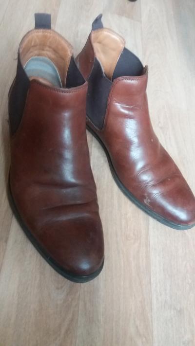 Kožené pánské kotníčkové boty Lasocki vel. 45