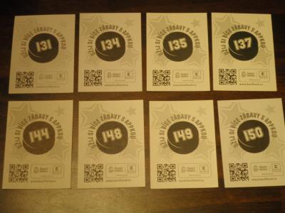 Hokejové karty z Kauflandu 131,134,135,137,144,148,149,150