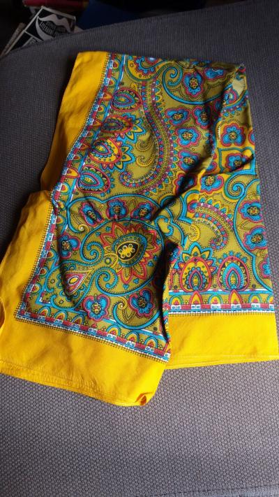 Barevný šátek bavlněný retro