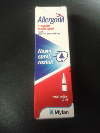 Allergodil nosní spray na alergickou rymu nový