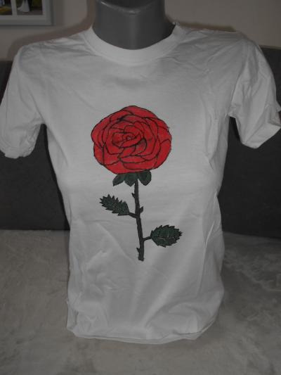 Triko s růží