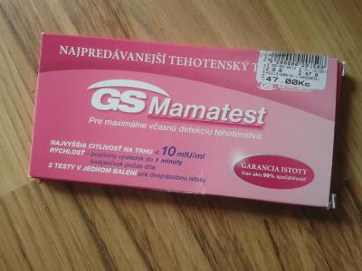 Těhotenský test po expiraci Mamatest