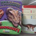 Hrava kniha Dinosauri.