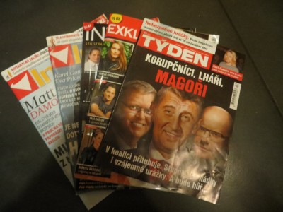 Časopisy - dostávám, ale nemám čas číst:)