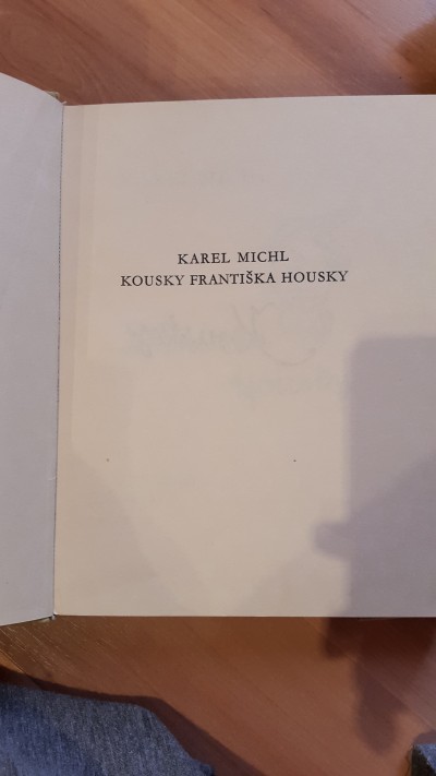 Karel Michl, Kousky Františka Housky