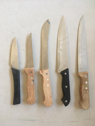 Nože různé druhy