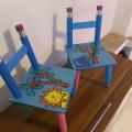 Dvě dětské židličky