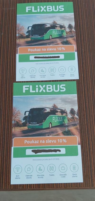 Sleva 10% na Flixbus