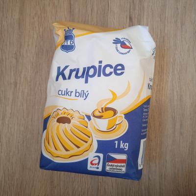 cukr krupice bílý