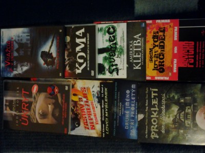 DVD filmy (drama, thriller, horor)... 11 ks