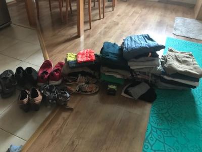 Dámské/dívčí oblečení vel. XS/S + boty vel. 40