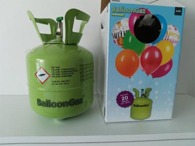 Helium do balonků - zbývá cca 10 % obsahu