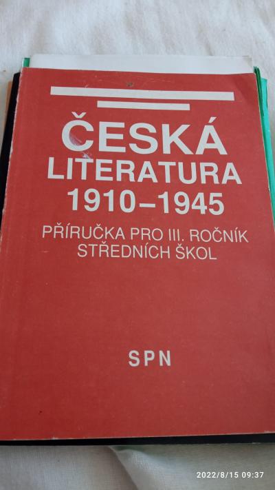 Česká literatura pro 3. ročník SŠ
