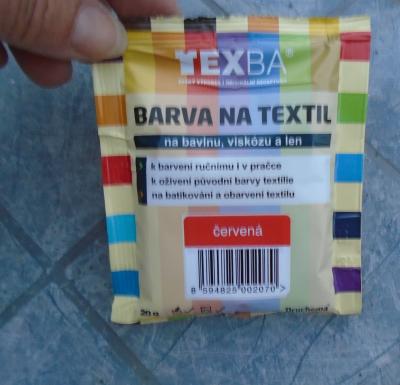 barva na textil 20g