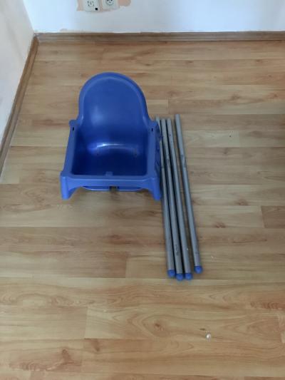 Dětská židlička Ikea - modrá barva