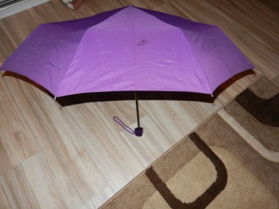 fialový deštník