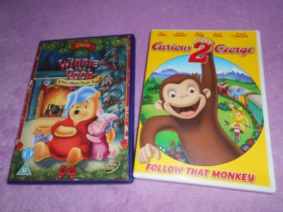 2x dětské DVD nedabované