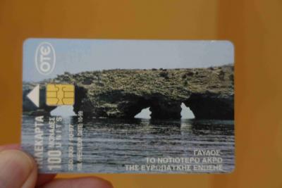 Telefonní karta -Řecko