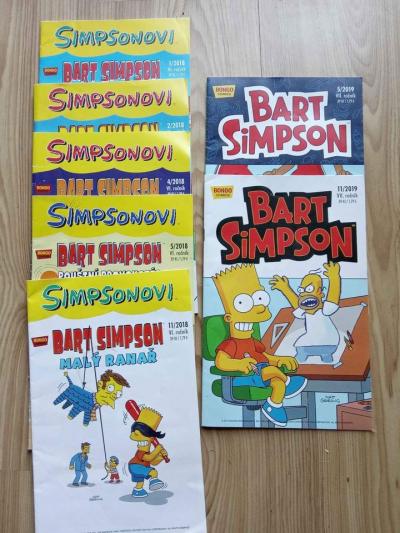 Časopisy Simpsonovi a Bart Simpson