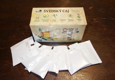 Švédský čaj - zbytek balení