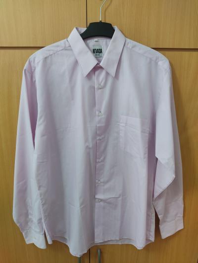 Pánská košile lehce růžová, vel. 42