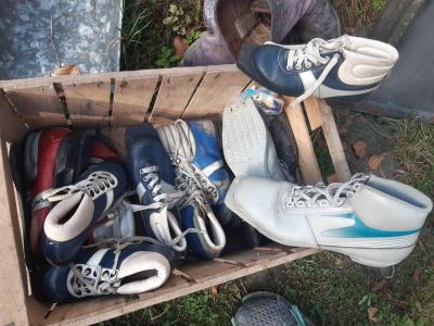Staré běžkové boty