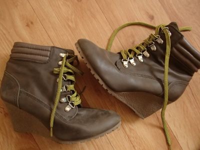 Dámské boty na platformě zimní/podzimní 40
