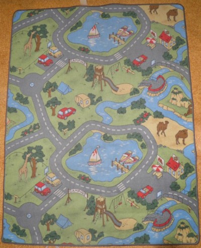dětský koberec - silnice