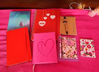 Daruji nepopsané bloky/diáře