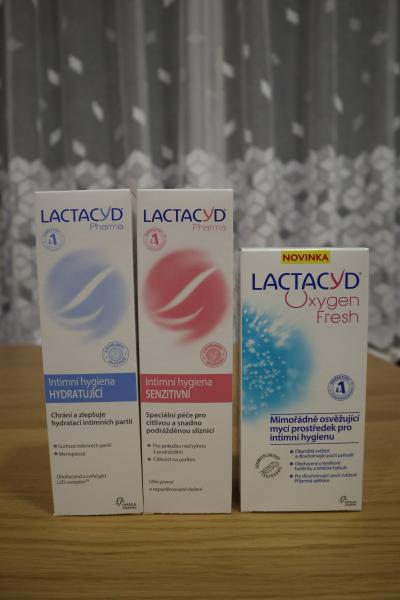 Výrobky Lactacyd - specifikace viz obrázky